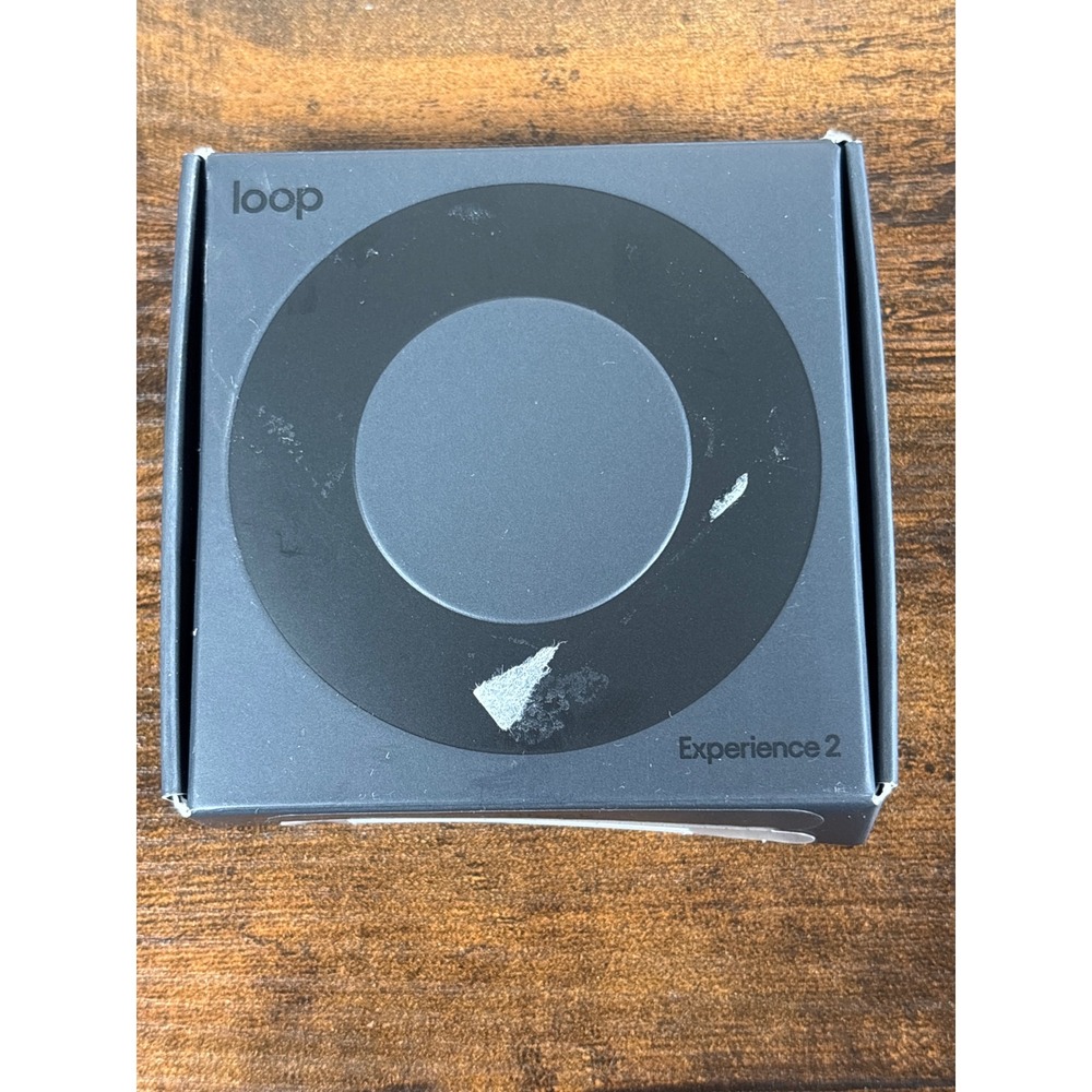 Loop Experience 2 High Fidelity Earplugs Black 17dB SNR Noise Reduction New Box